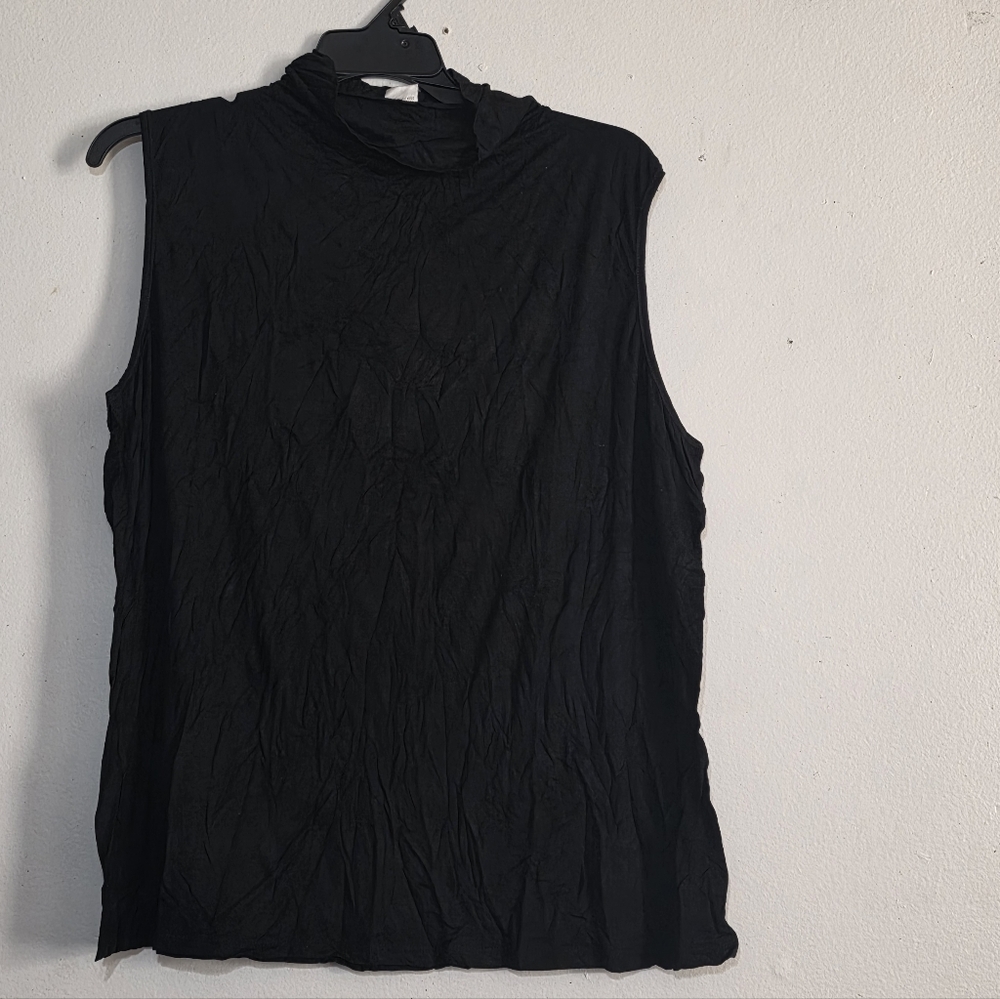 Monroe & Main Black Sleeveless Top (0272)